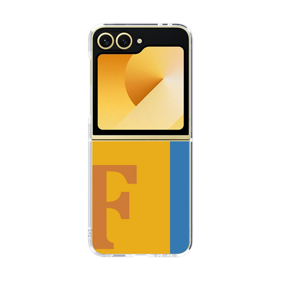 Clear Case［ オリジナル - initial color line - F orange ］