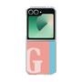 Clear Case［ オリジナル - initial color line - G pink ］