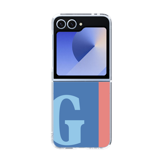 Clear Case［ オリジナル - initial color line - G blue ］