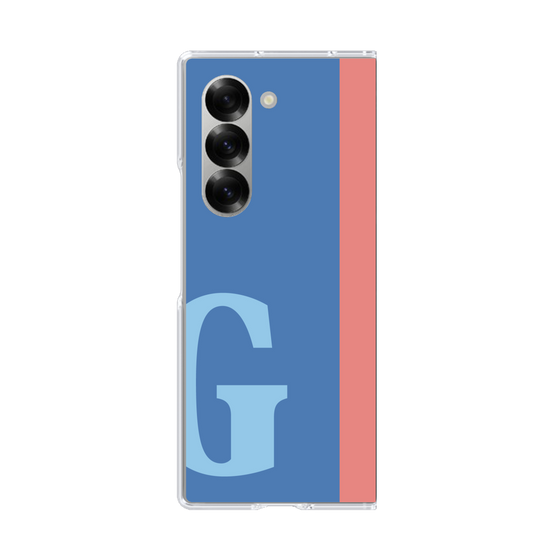 Clear Case［ オリジナル - initial color line - G blue ］