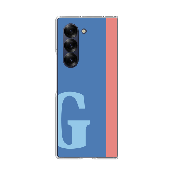 Clear Case［ オリジナル - initial color line - G blue ］