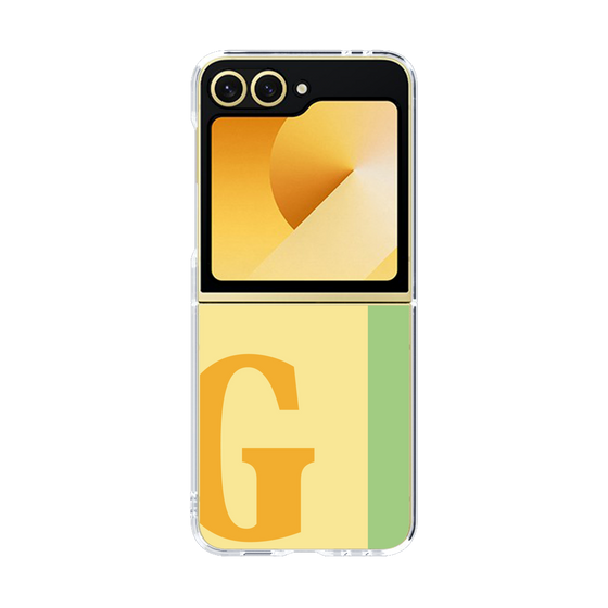 Clear Case［ オリジナル - initial color line - G yellow ］