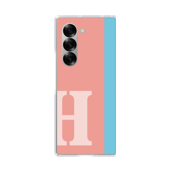 Clear Case［ オリジナル - initial color line - H pink ］