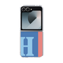 Clear Case［ オリジナル - initial color line - H blue ］