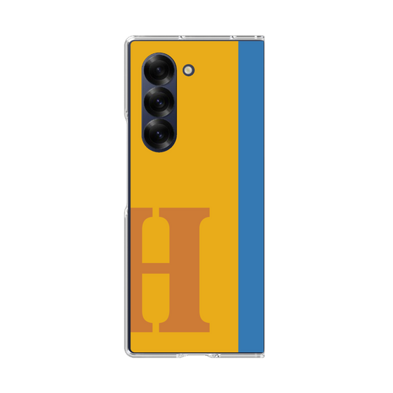 Clear Case［ オリジナル - initial color line - H orange ］