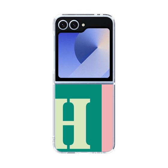 Clear Case［ オリジナル - initial color line - H green ］