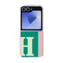 Clear Case［ オリジナル - initial color line - H green ］