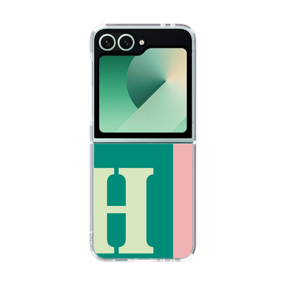 Clear Case［ オリジナル - initial color line - H green ］