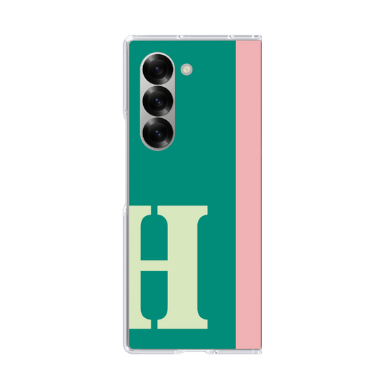 Clear Case［ オリジナル - initial color line - H green ］