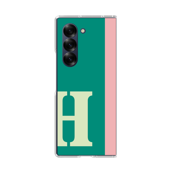 Clear Case［ オリジナル - initial color line - H green ］