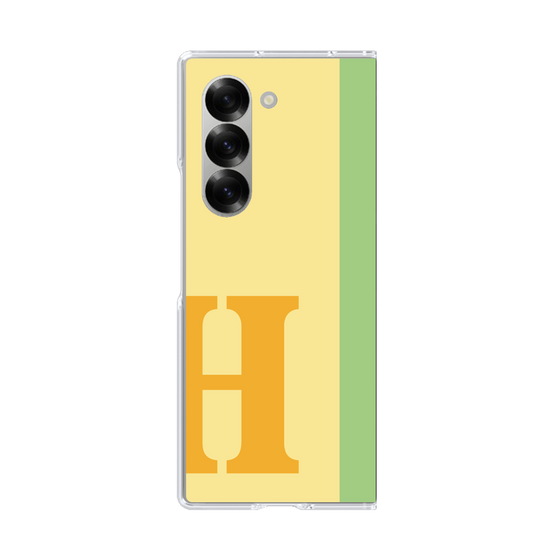 Clear Case［ オリジナル - initial color line - H yellow ］
