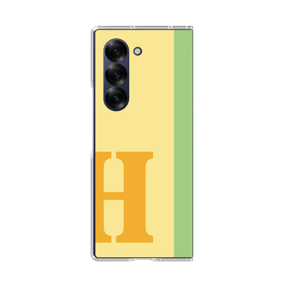 Clear Case［ オリジナル - initial color line - H yellow ］