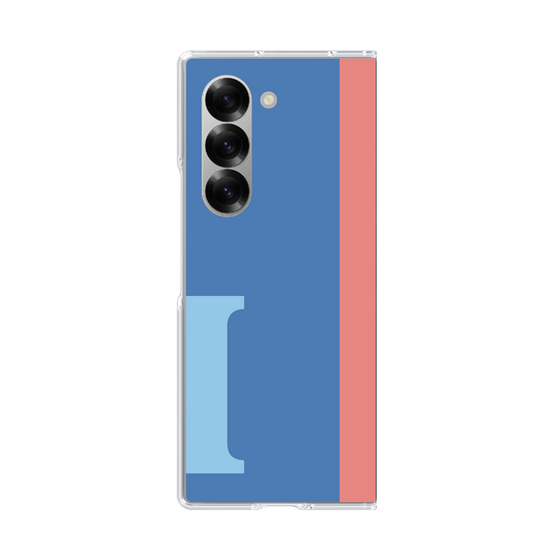 Clear Case［ オリジナル - initial color line - I blue ］