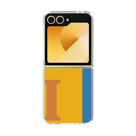 Clear Case［ オリジナル - initial color line - I orange ］