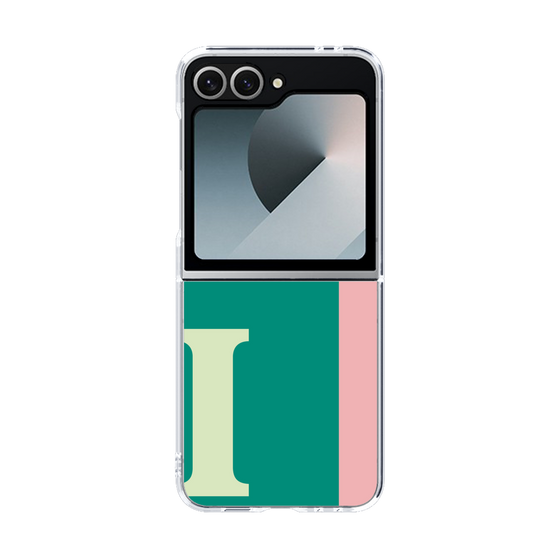 Clear Case［ オリジナル - initial color line - I green ］