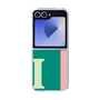 Clear Case［ オリジナル - initial color line - I green ］