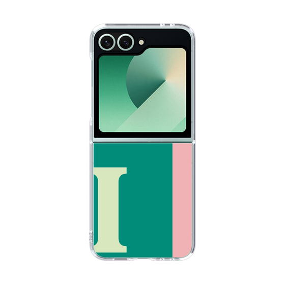 Clear Case［ オリジナル - initial color line - I green ］