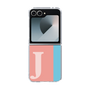 Clear Case［ オリジナル - initial color line - J pink ］