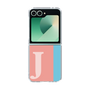 Clear Case［ オリジナル - initial color line - J pink ］