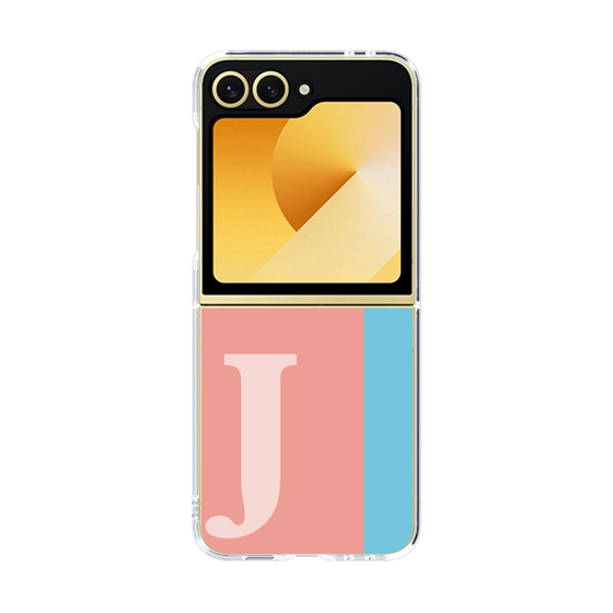 Clear Case［ オリジナル - initial color line - J pink ］