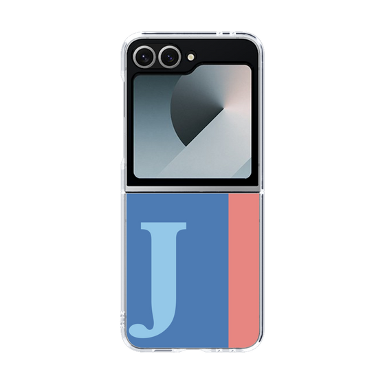 Clear Case［ オリジナル - initial color line - J blue ］