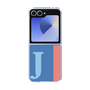 Clear Case［ オリジナル - initial color line - J blue ］