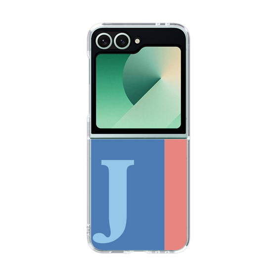 Clear Case［ オリジナル - initial color line - J blue ］