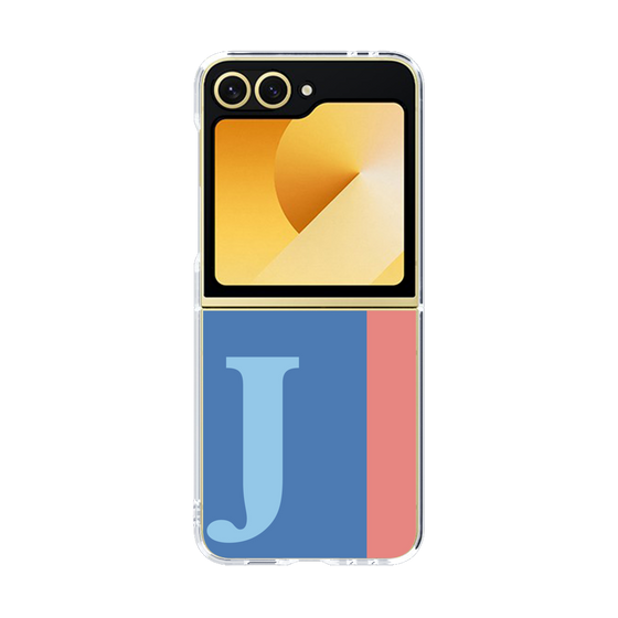 Clear Case［ オリジナル - initial color line - J blue ］