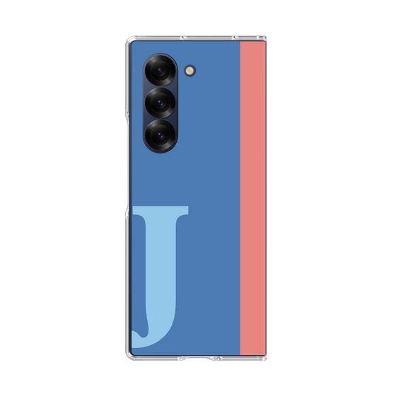 Clear Case［ オリジナル - initial color line - J blue ］