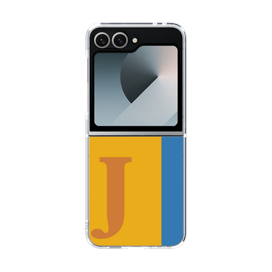 Clear Case［ オリジナル - initial color line - J orange ］
