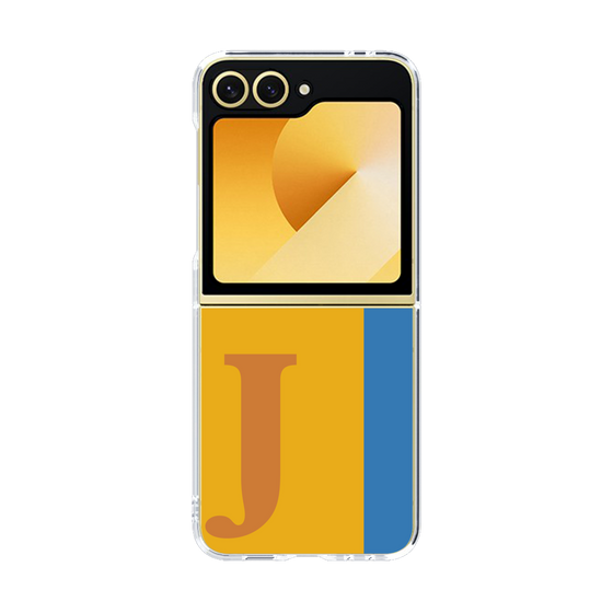 Clear Case［ オリジナル - initial color line - J orange ］