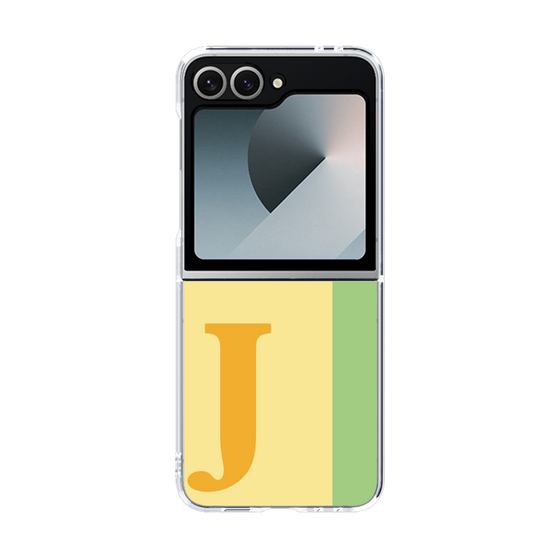 Clear Case［ オリジナル - initial color line - J yellow ］