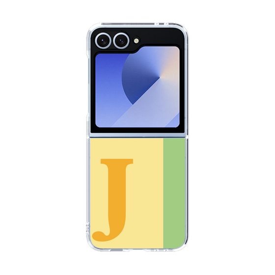 Clear Case［ オリジナル - initial color line - J yellow ］