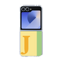 Clear Case［ オリジナル - initial color line - J yellow ］