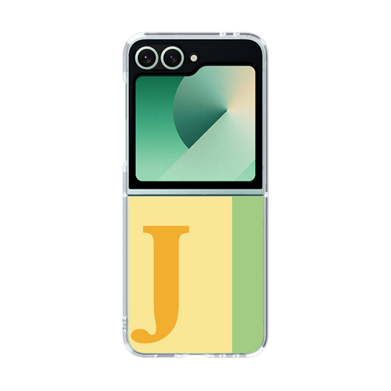 Clear Case［ オリジナル - initial color line - J yellow ］