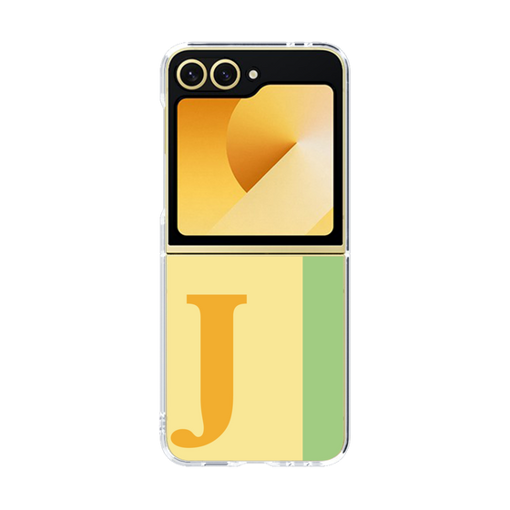 Clear Case［ オリジナル - initial color line - J yellow ］