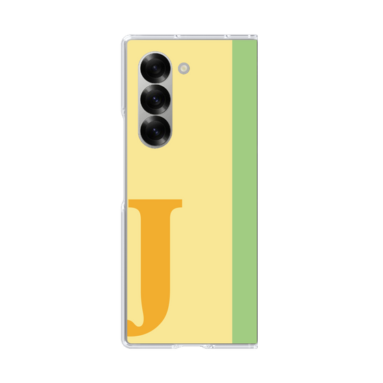 Clear Case［ オリジナル - initial color line - J yellow ］
