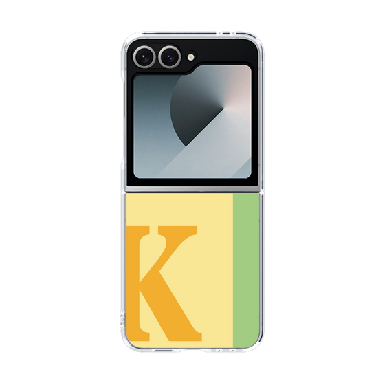 Clear Case［ オリジナル - initial color line - K yellow ］