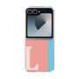 Clear Case［ オリジナル - initial color line - L pink ］
