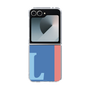 Clear Case［ オリジナル - initial color line - L blue ］