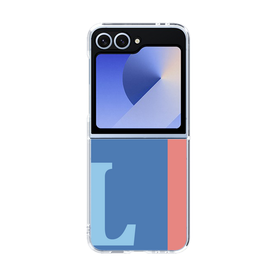 Clear Case［ オリジナル - initial color line - L blue ］