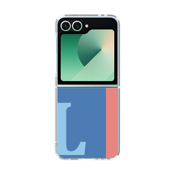 Clear Case［ オリジナル - initial color line - L blue ］