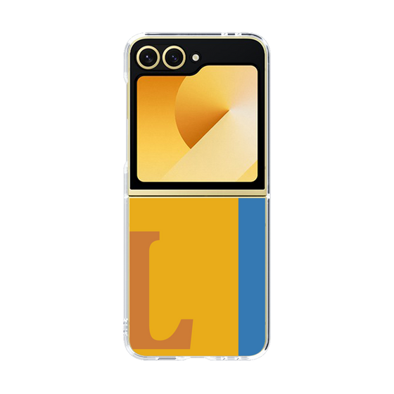 Clear Case［ オリジナル - initial color line - L orange ］