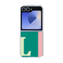 Clear Case［ オリジナル - initial color line - L green ］