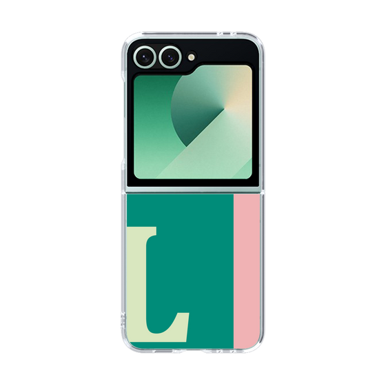 Clear Case［ オリジナル - initial color line - L green ］