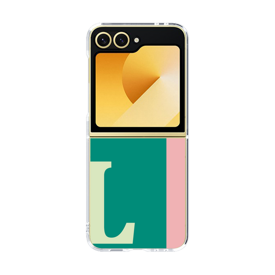 Clear Case［ オリジナル - initial color line - L green ］