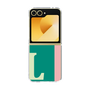 Clear Case［ オリジナル - initial color line - L green ］