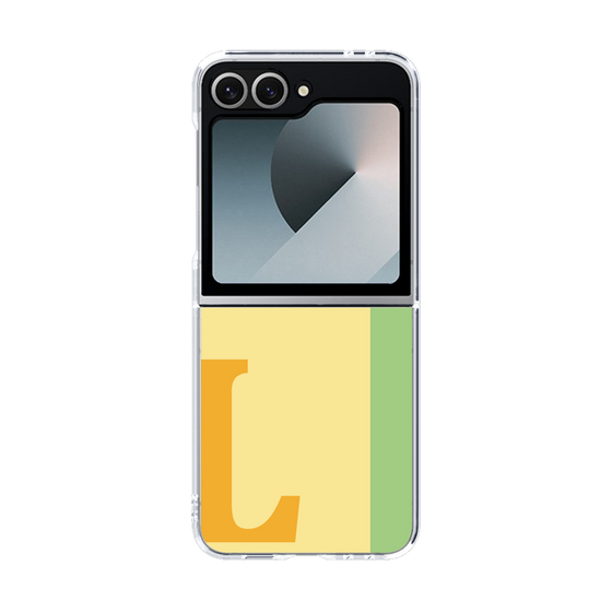 Clear Case［ オリジナル - initial color line - L yellow ］
