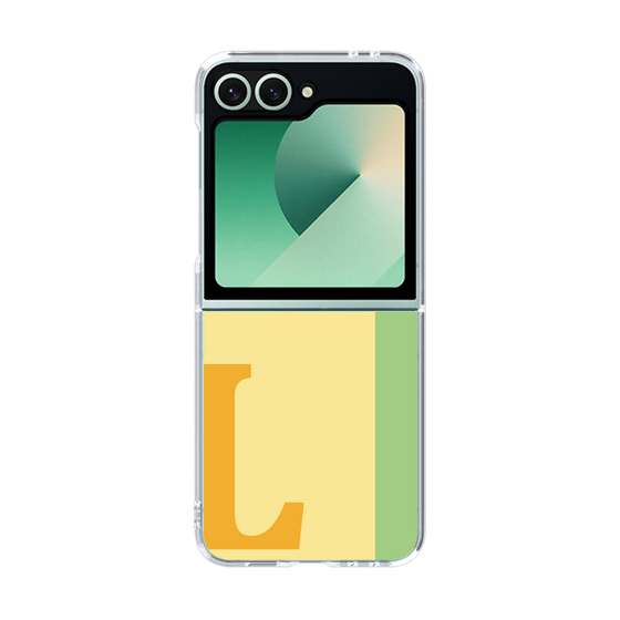 Clear Case［ オリジナル - initial color line - L yellow ］