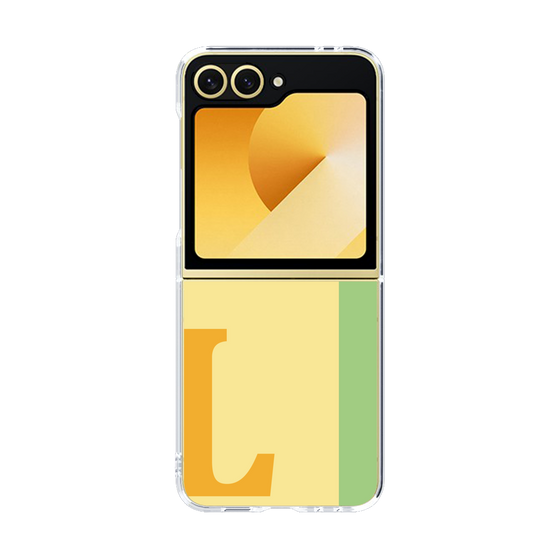 Clear Case［ オリジナル - initial color line - L yellow ］